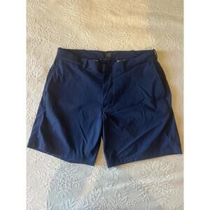 J.Crew Shorts Mens Navy Blue 34 7" Stretch Flat Front Golf